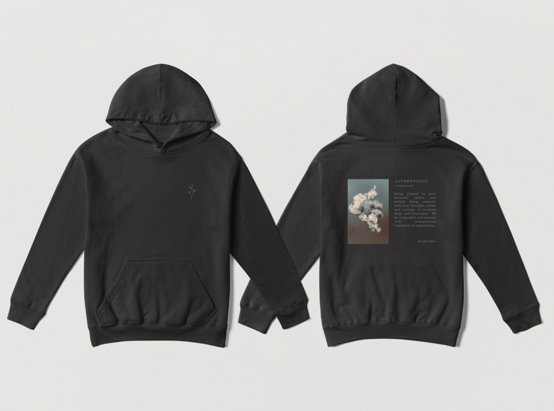 "Tangled in Blue" Hoodie