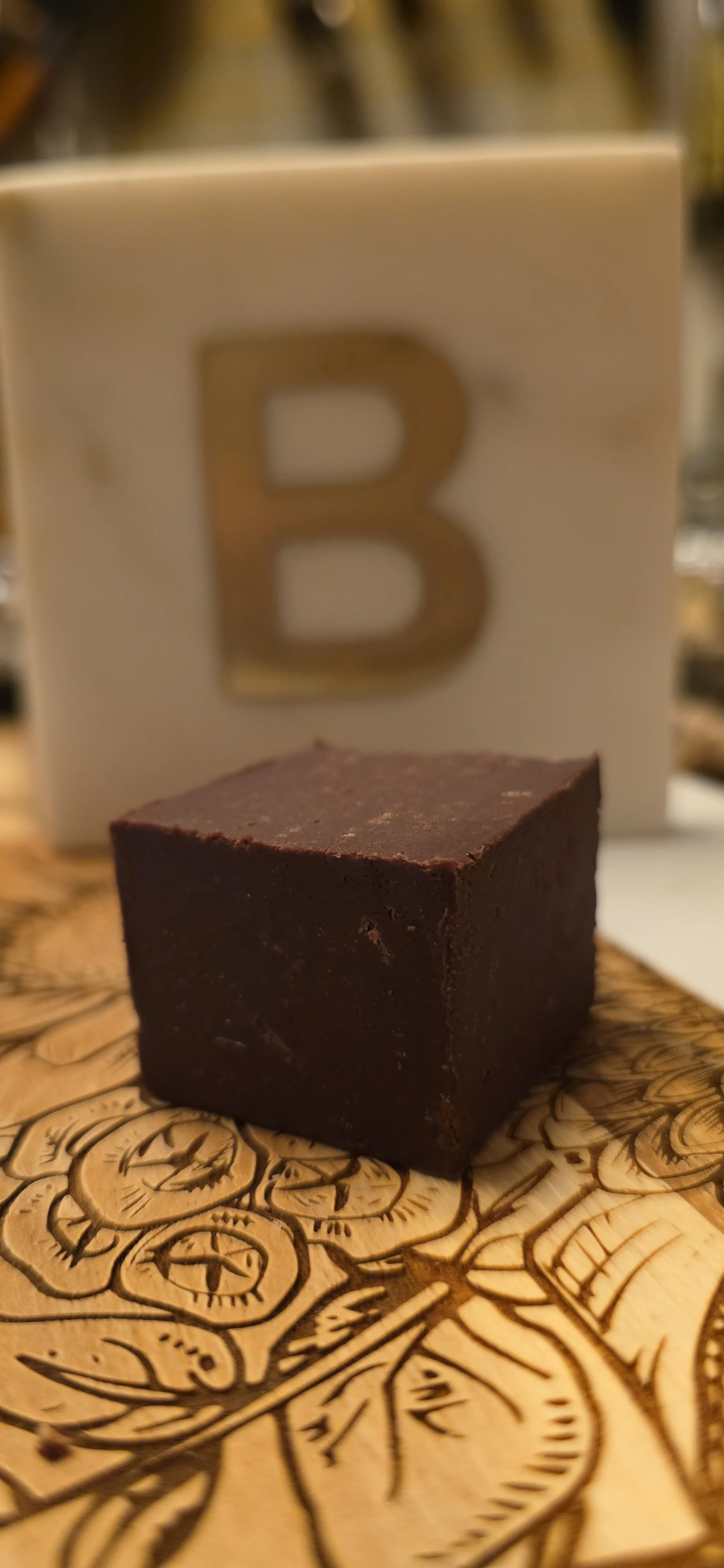 Boozy Sue's Dark Chocolate Jameson® Whiskey Fudge — 1.5 oz “Shot of Fudge”