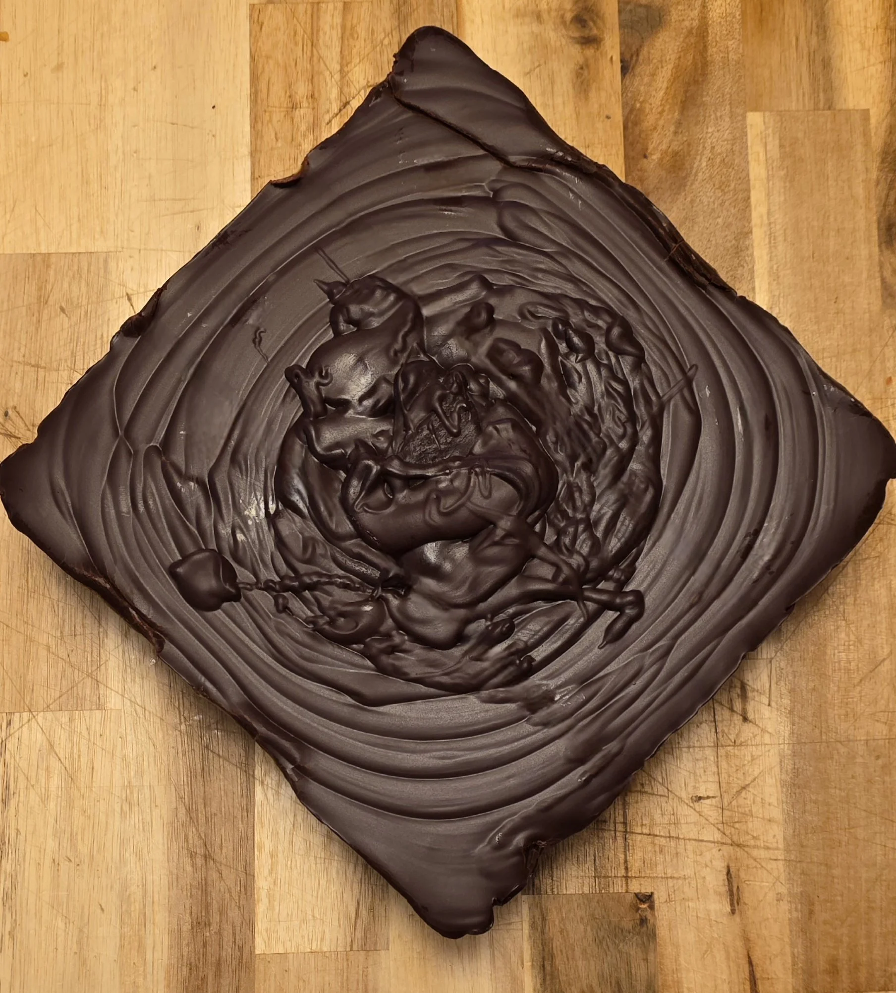 Whole Slab Valor Peak Low Rye Bourbon Fudge – Dark Chocolate Bourbon Indulgence