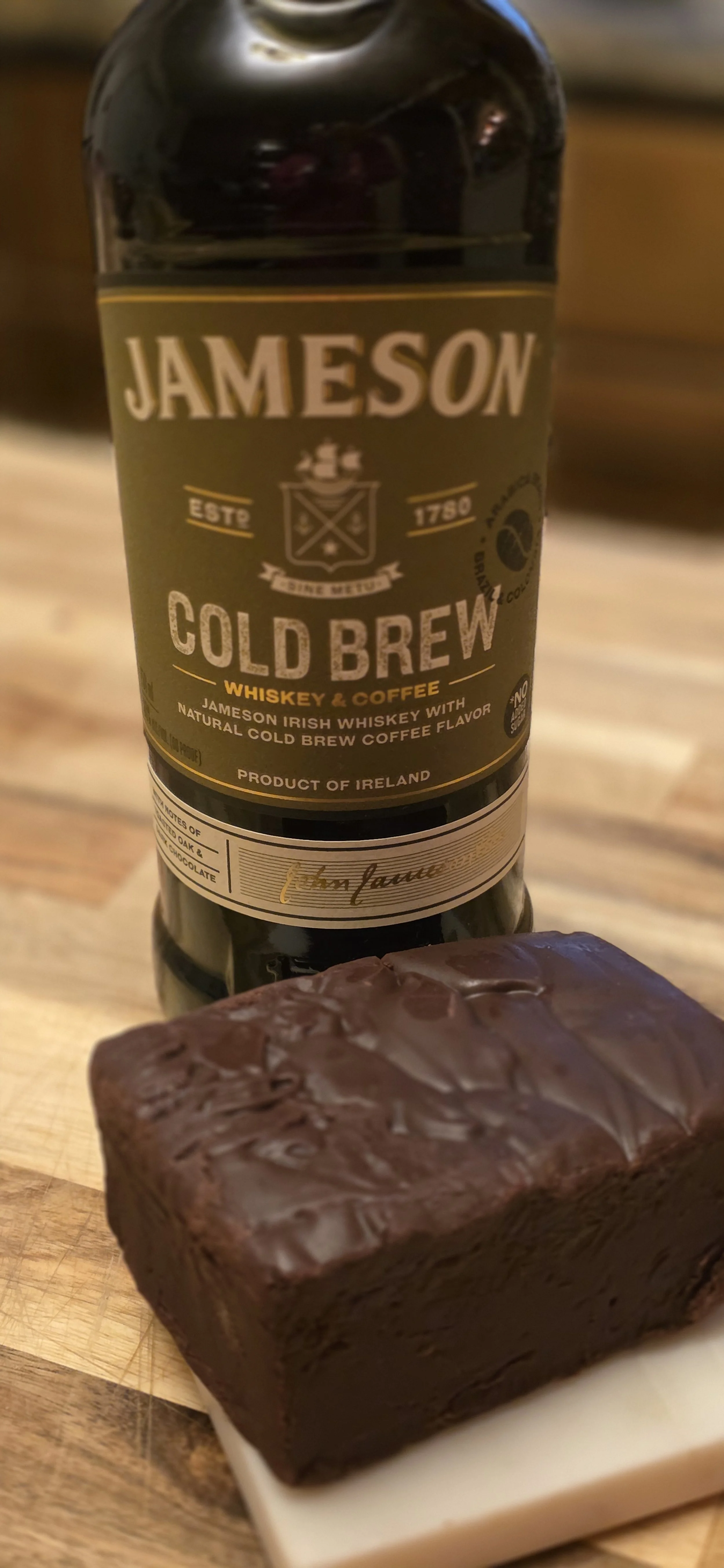 Boozy Sue’s Dark Chocolate Jameson Cold Brew Whiskey Fudge