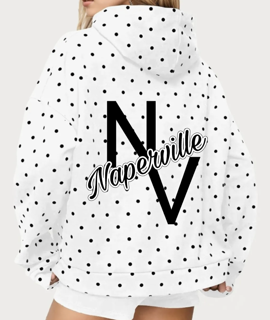 Naperville Polka Dot Hoodie