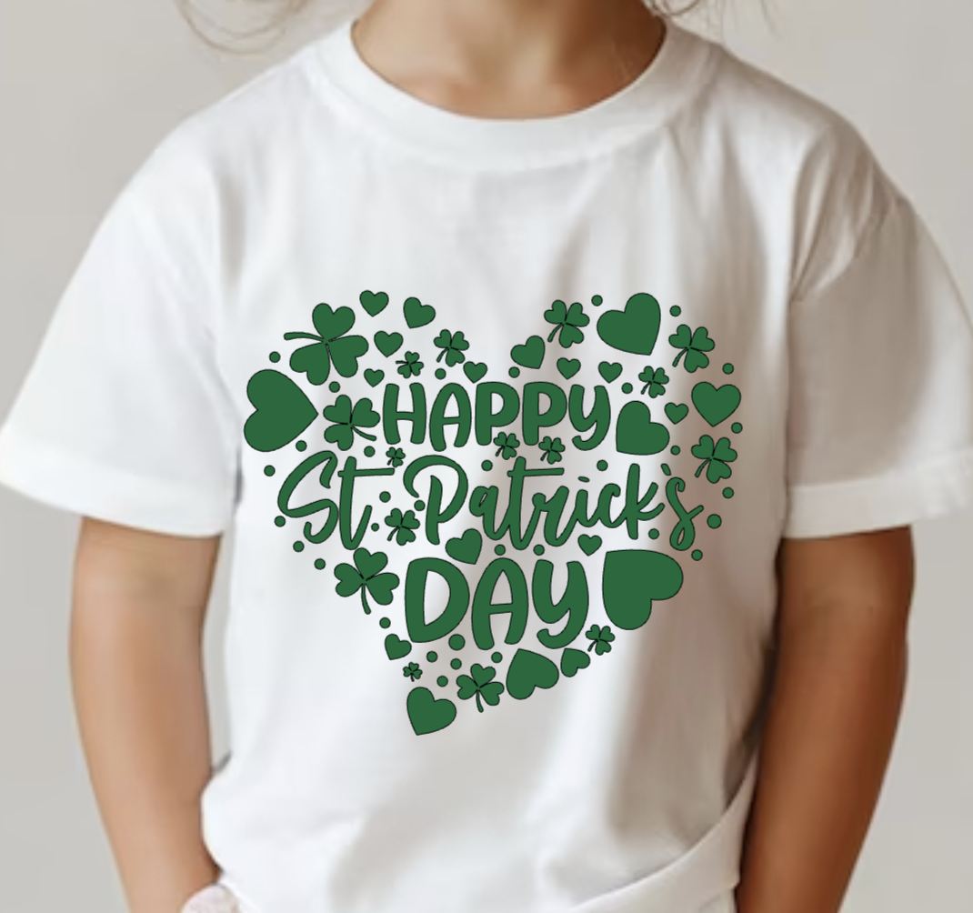 St Patricks Hearts - Kids Tee