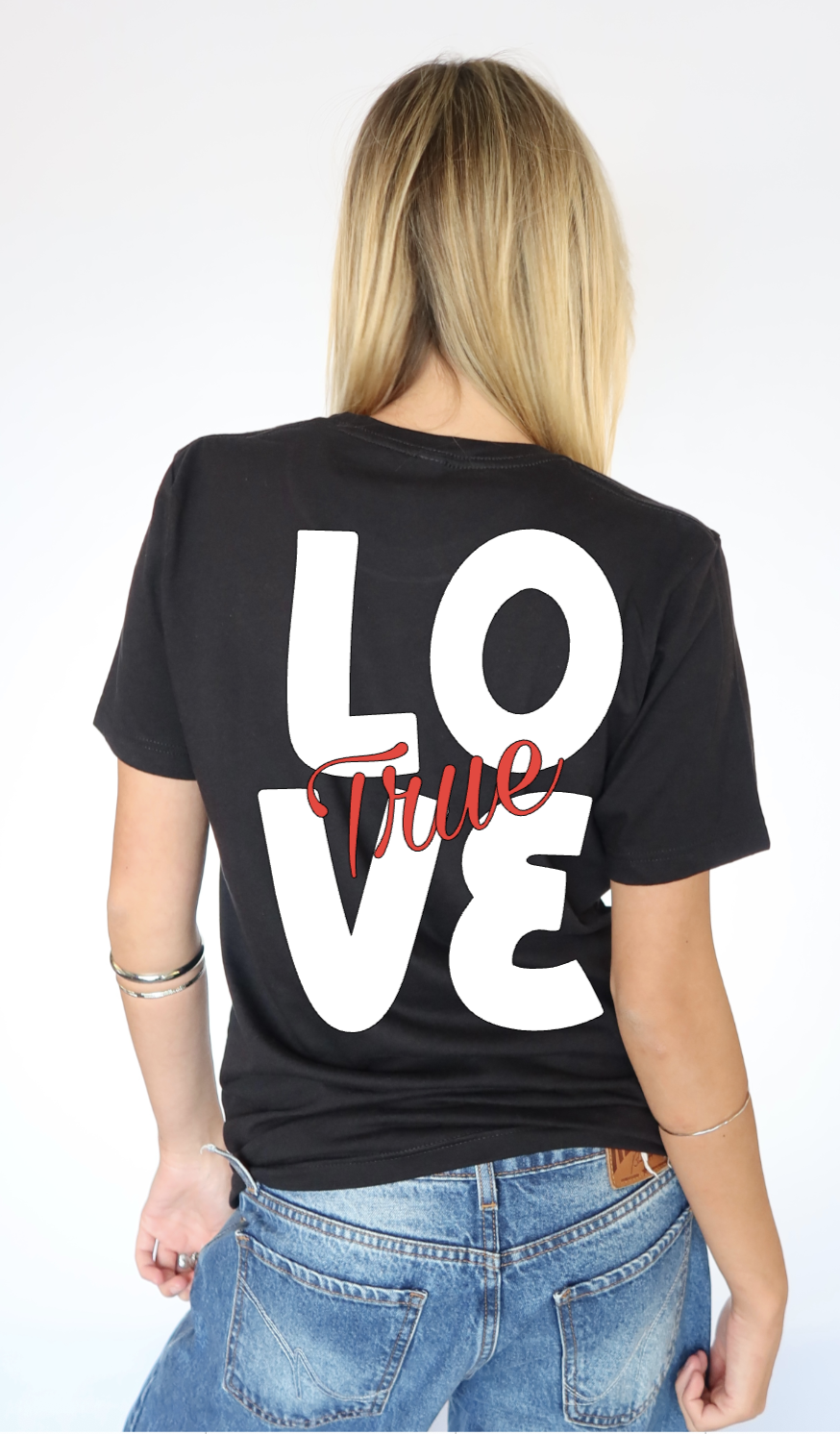 True LOVE Black Tee .png