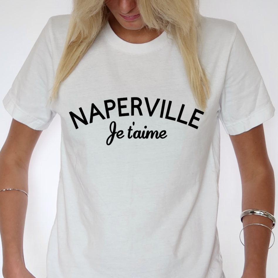 Naperville Je t'aime Tee