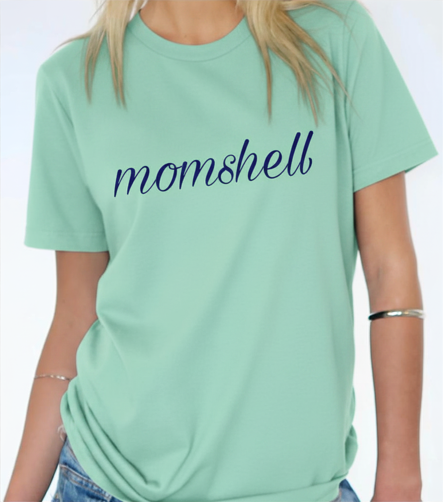 Momshell Mint with Navy Blue Writing.png