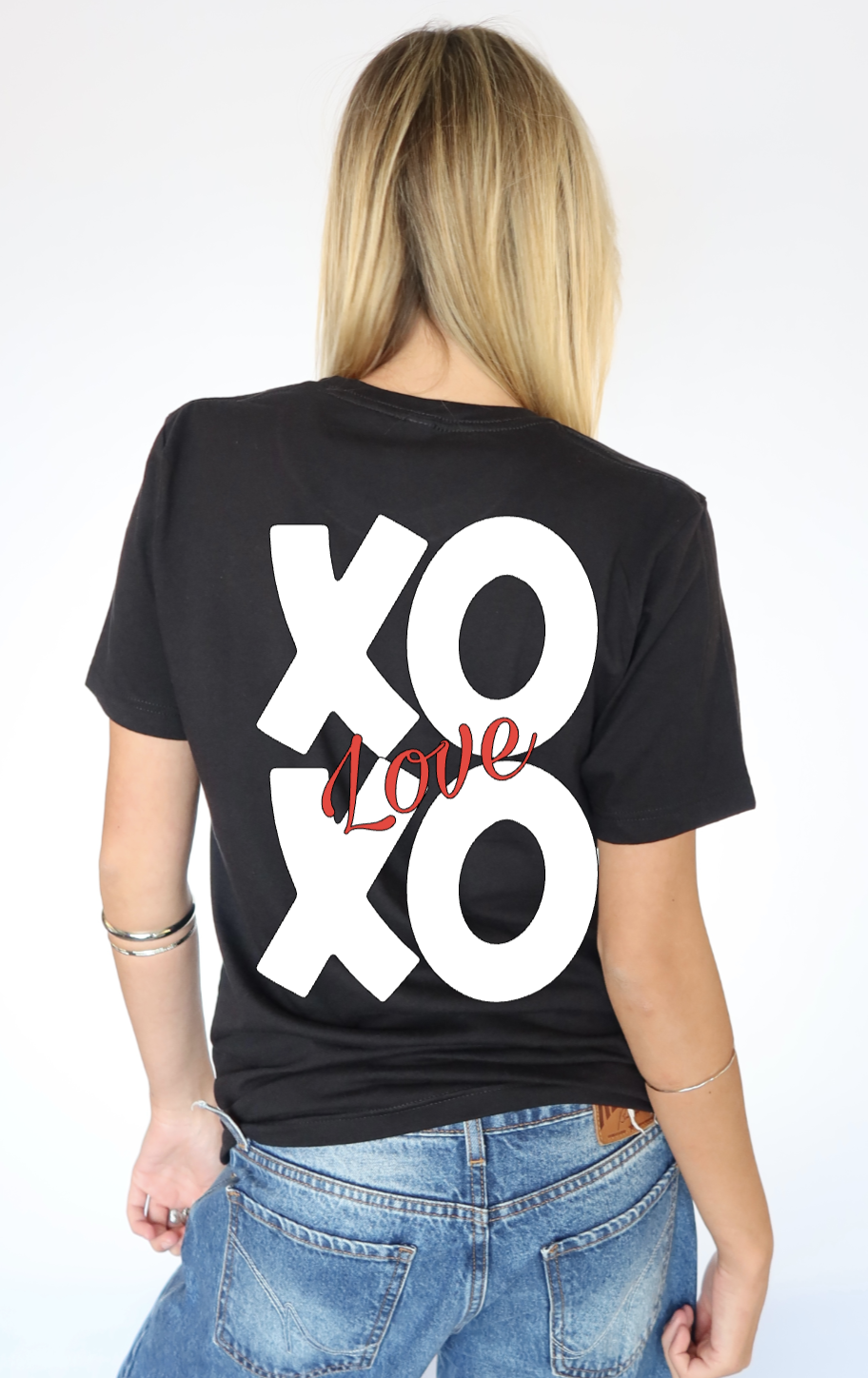 XOXO Love Quad Black Tee.png