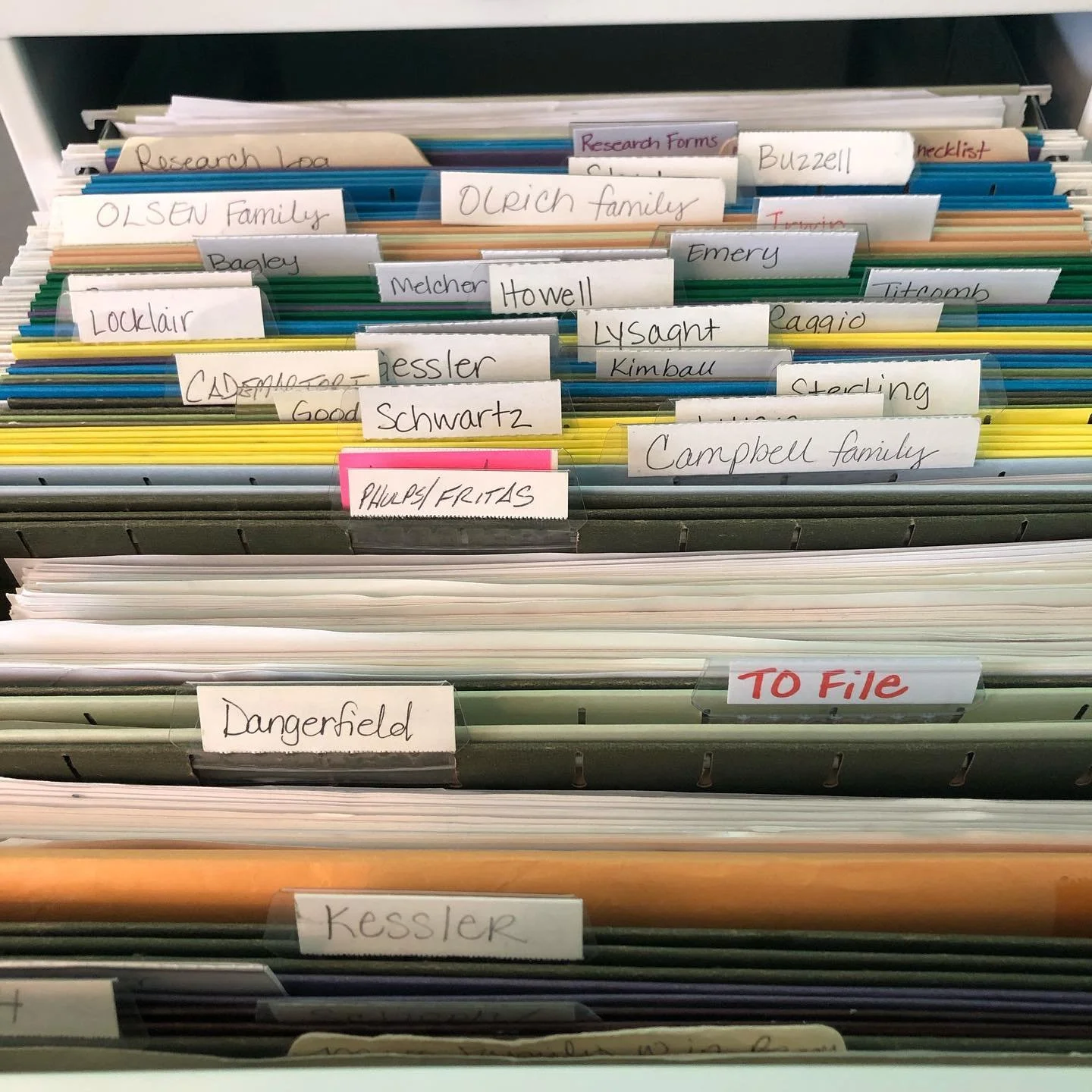 How do you file all the paper?