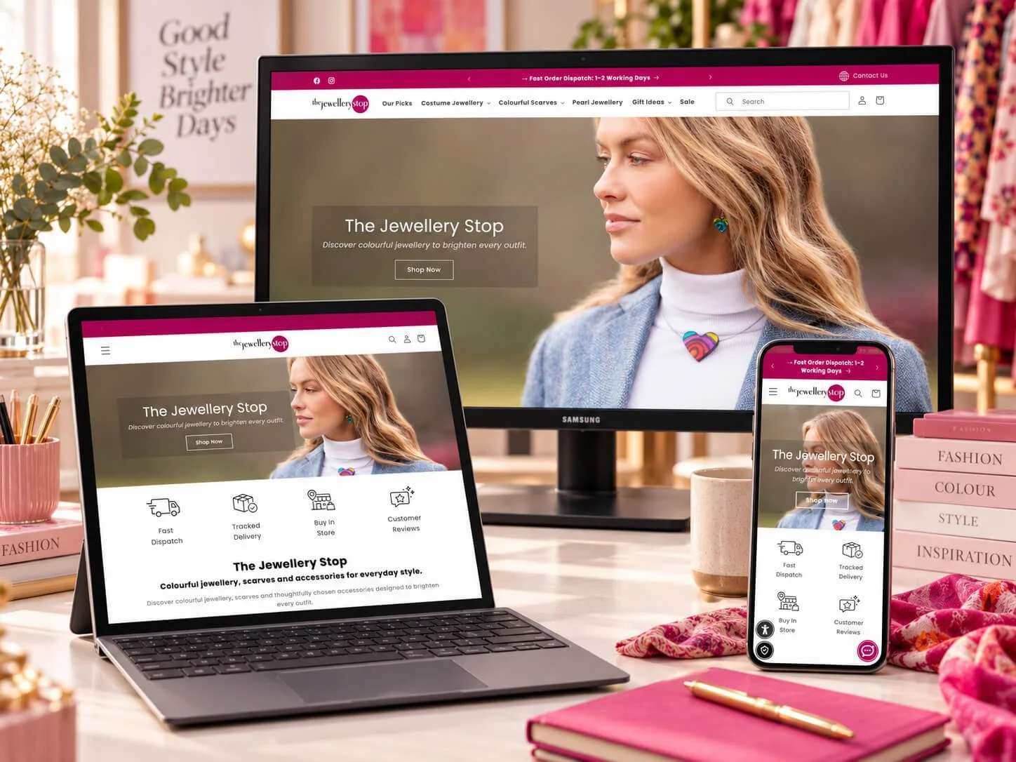 The Jewellery Stop Online Website Screenshot October 2026