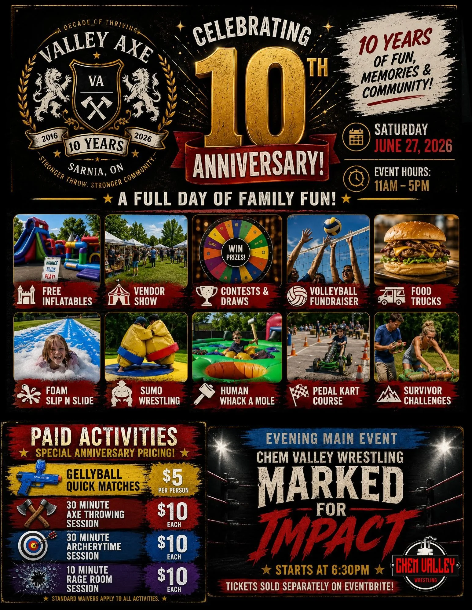 Valley Axe Event!