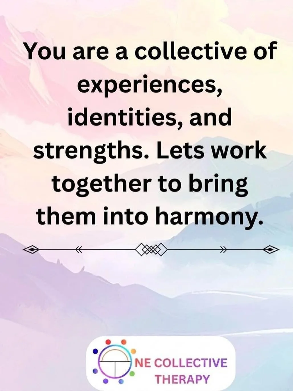 At One Collective Therapy, we believe that true transformation happens when clinical expertise meets traditional wisdom. I support clients in moving through trauma, anxiety, and the complexities of life by pairing western modalities with Indigenous t
