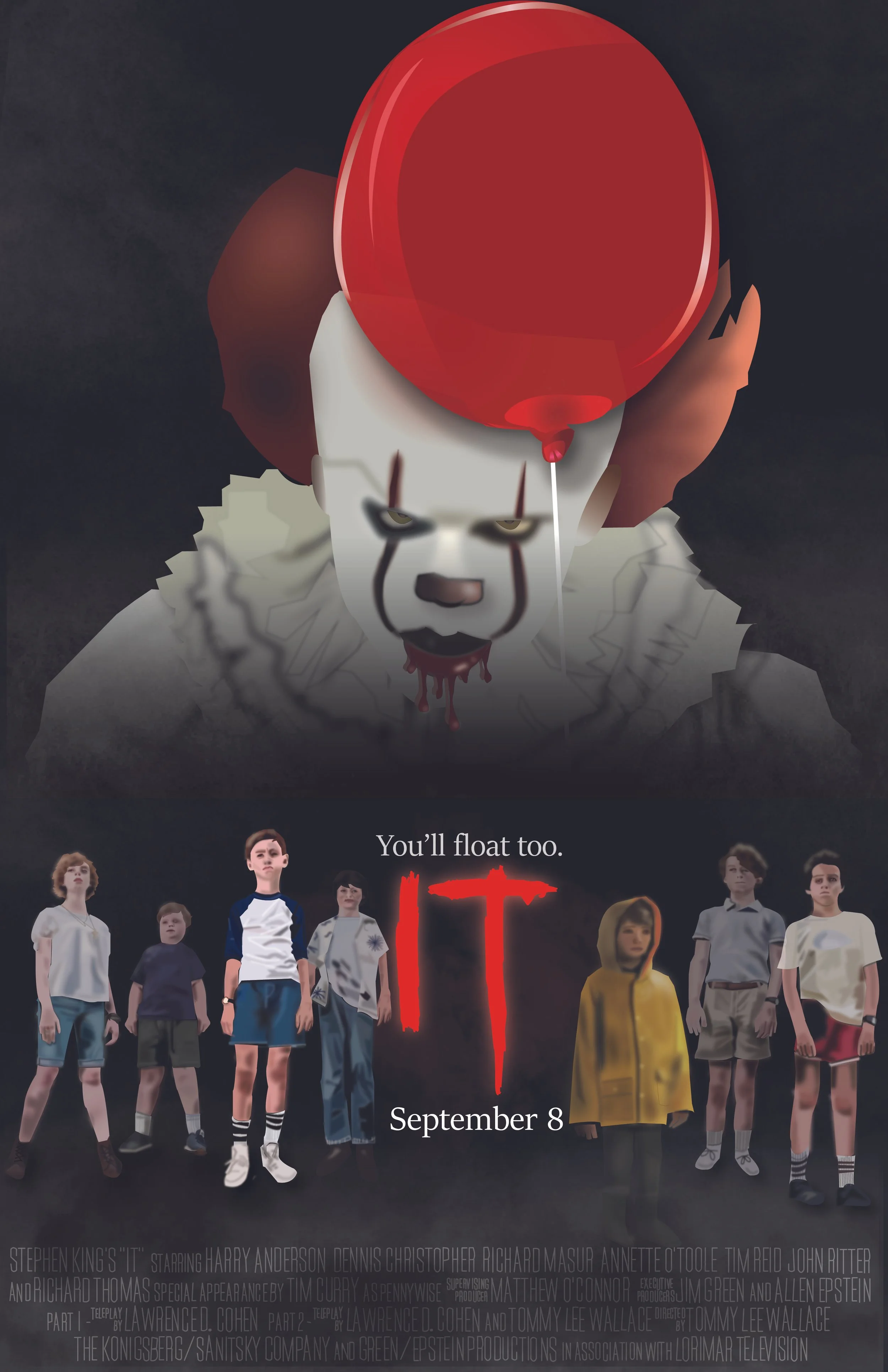 Vector Illustration Movie Poster Design