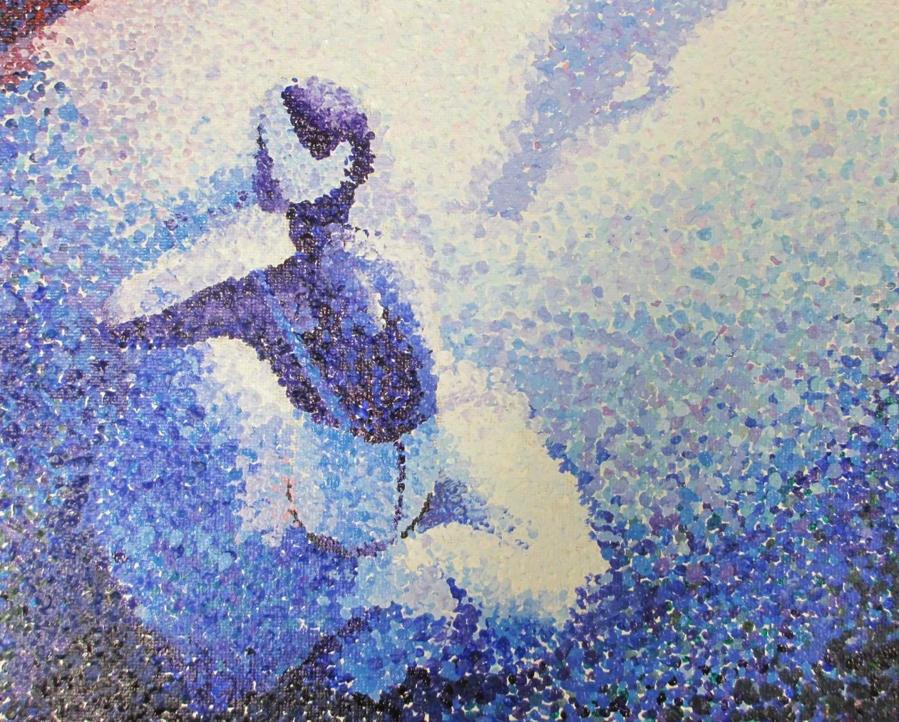 Acrylic Painting - Pointellism