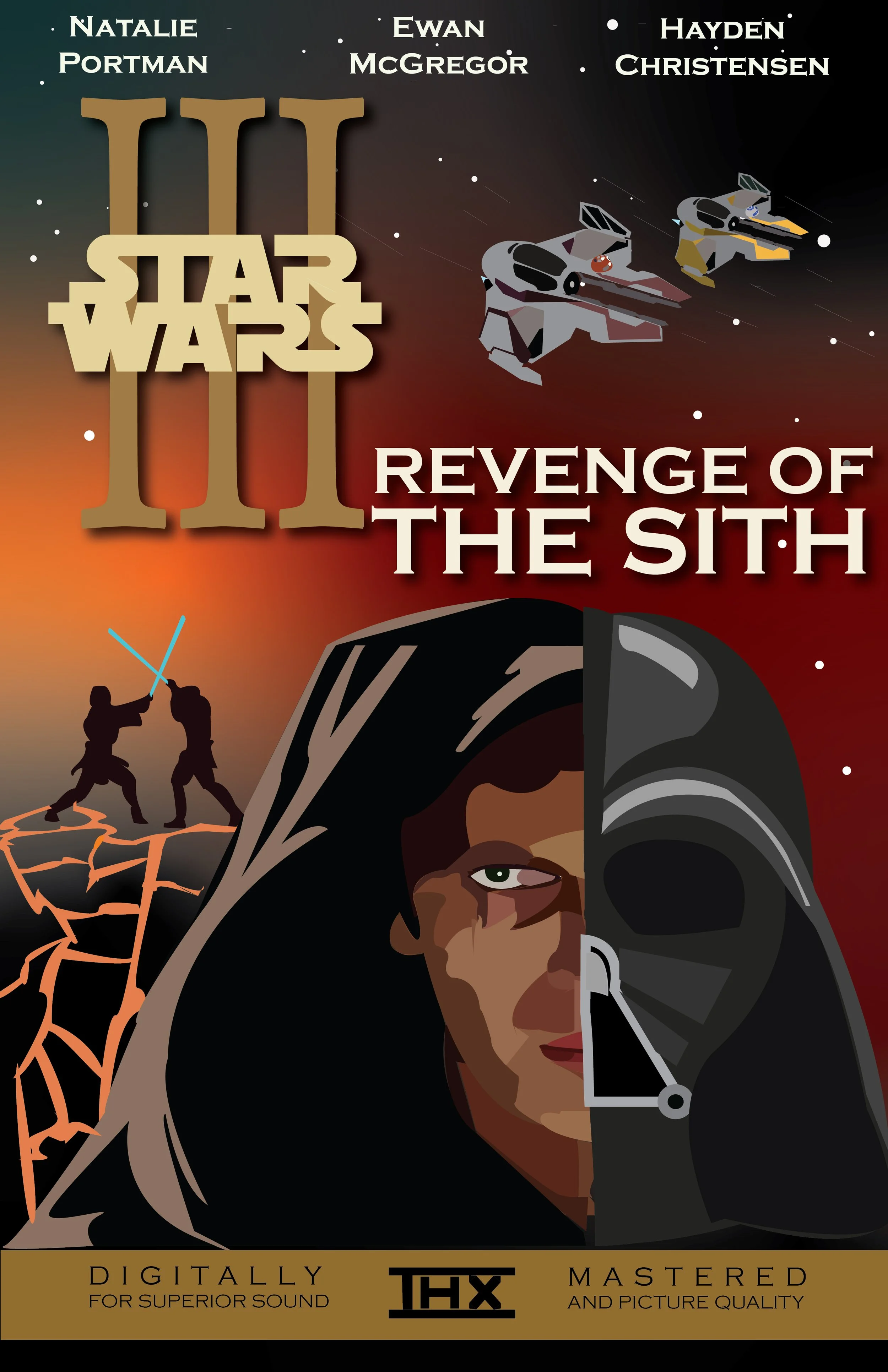 Vector Illustration Movie Poster Design