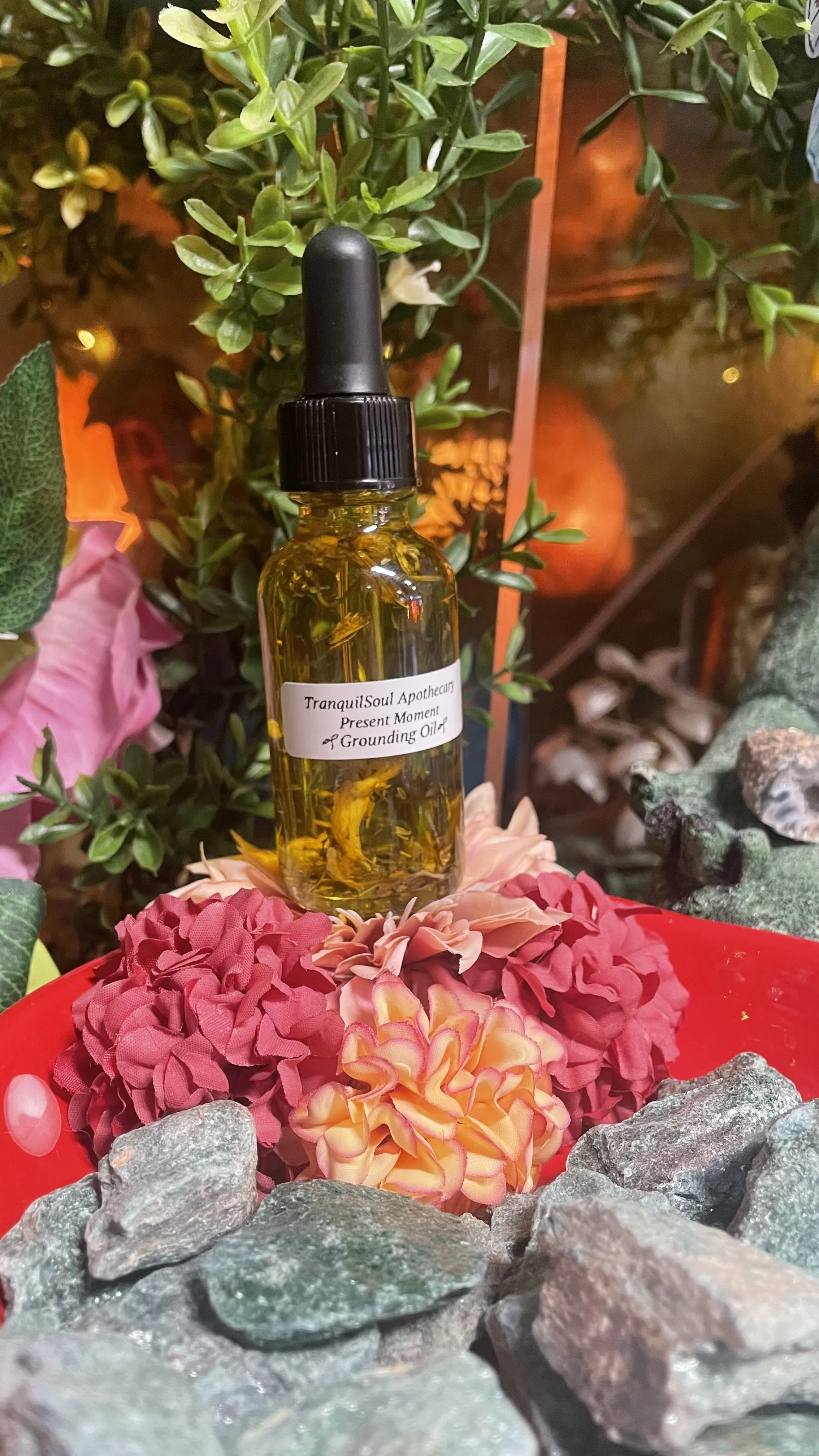 Present Moment Grounding Oil