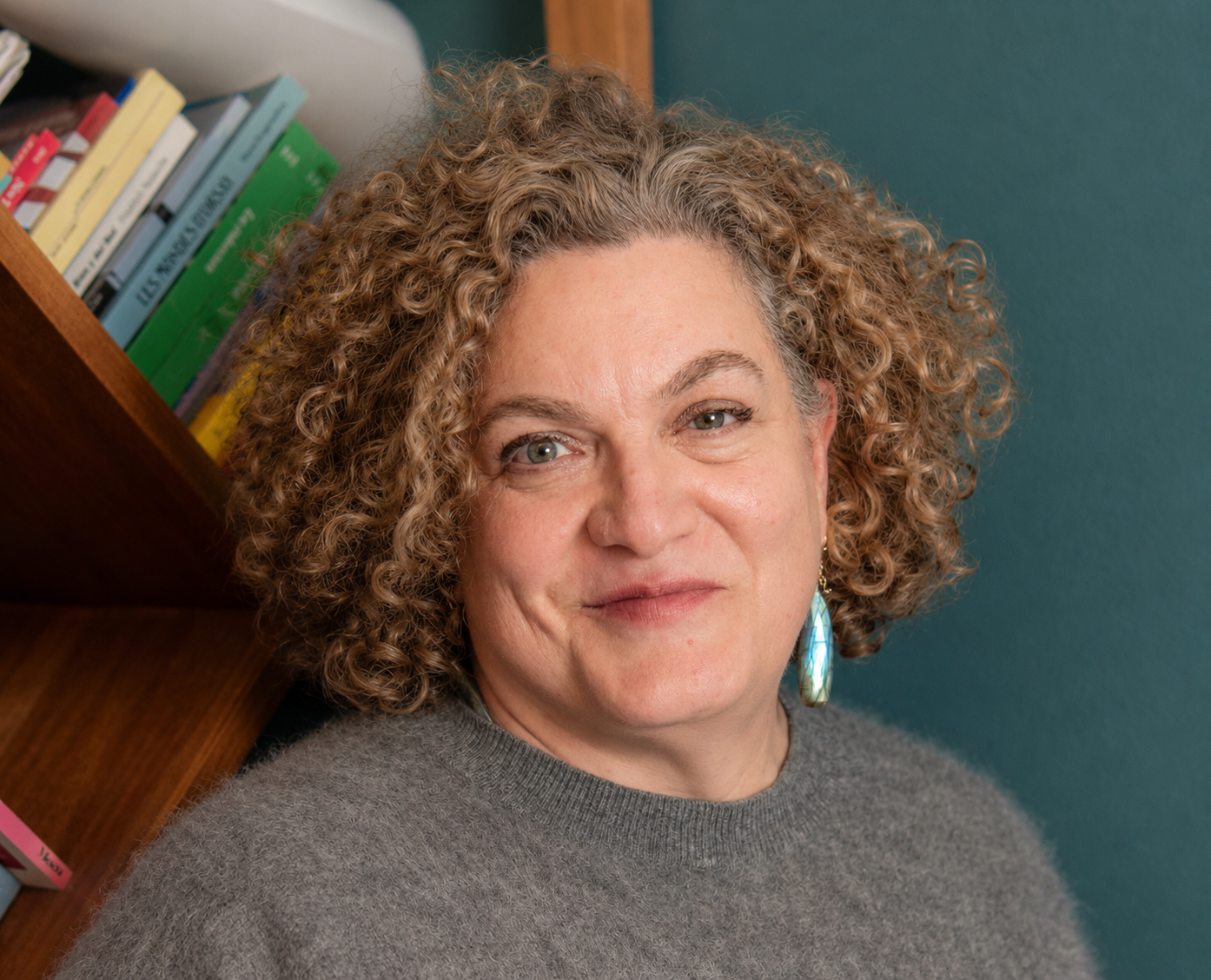 Portrait of Seattle interior designer Josepha Rood, owner and designer at Blue Streak Interior Design.