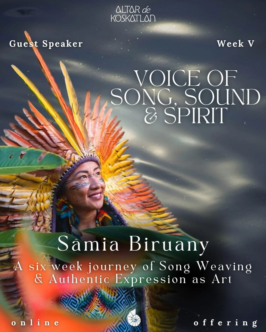 Introducing our course guest speaker ~ @samiabiruany 🪶

Biruany is a prominent spiritual leader who combines spirituality and women's empowerment within her cultural context, deep in the Brazilian Amazon. She is regarded as a messenger of the femini