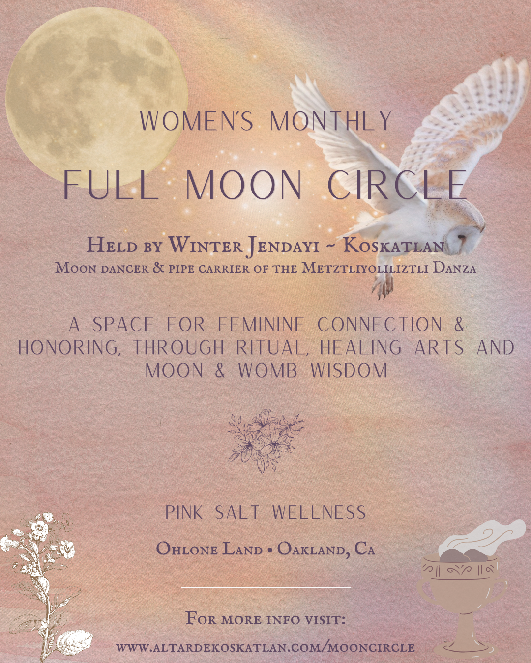 Women's Monthly Full Moon Circle