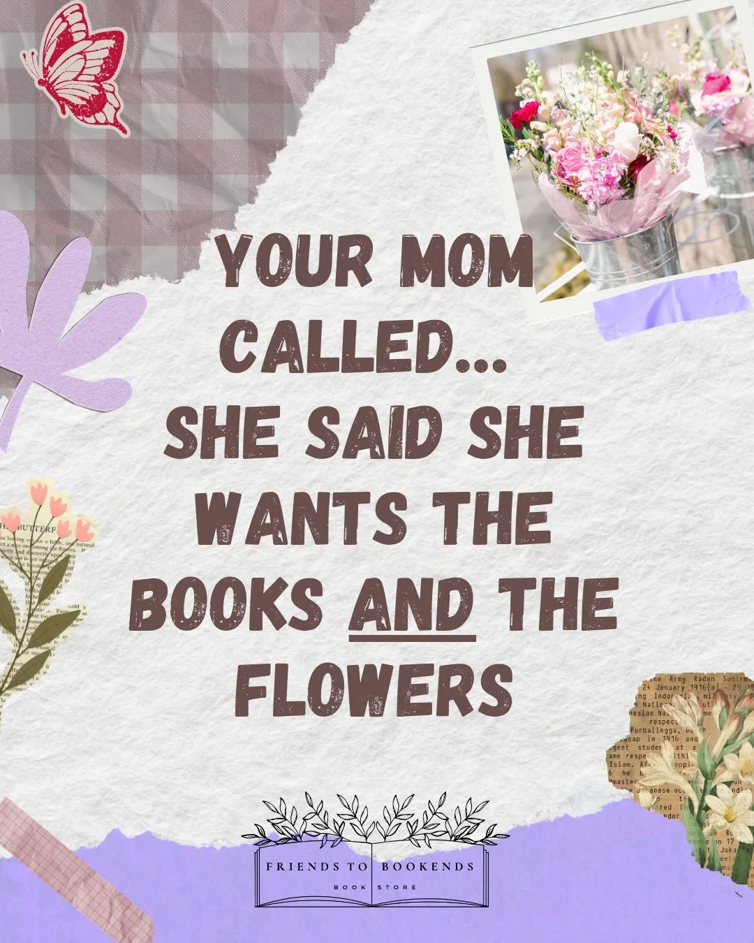 We&rsquo;re not saying your mom texted us&hellip;but she kind of did 🌸 Mother&rsquo;s Day bundles are coming to Friends to Bookends: curated, gift-ready, and perfect for the mama who reads (or the mama who wants to). Drop a 🌸 if your mom needs this