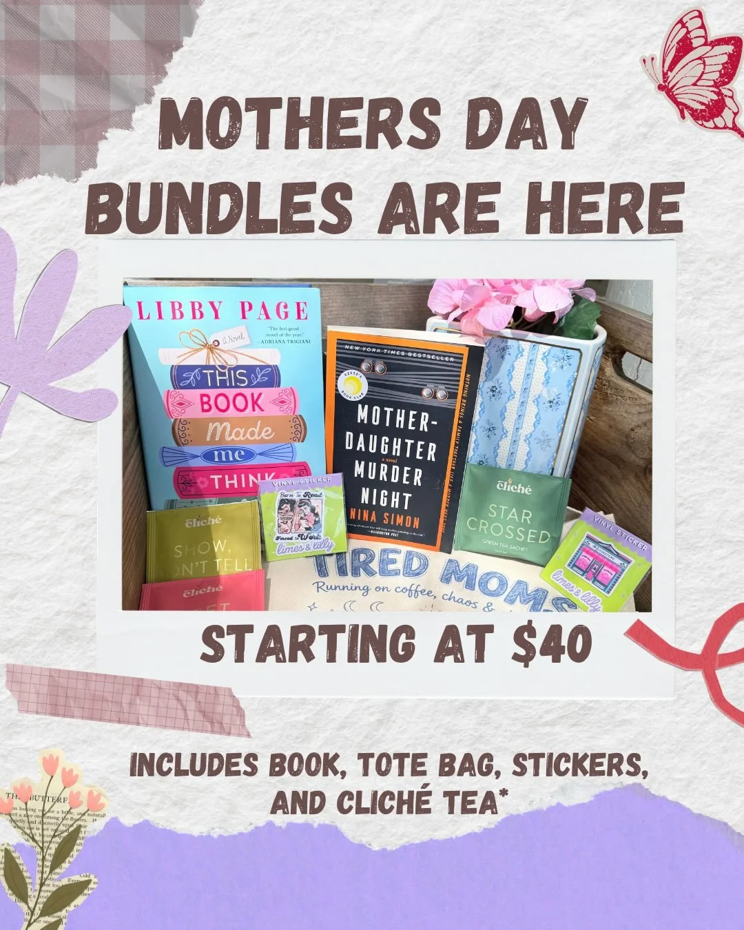 She called. She was very specific. 🌸

Introducing the FTB Bundle for Mom, our curated Mother&rsquo;s Day gift set for the mama who reads (or really, really wants to). 

Here&rsquo;s what&rsquo;s inside:
📖 A book &mdash; her pick, or let us choose f