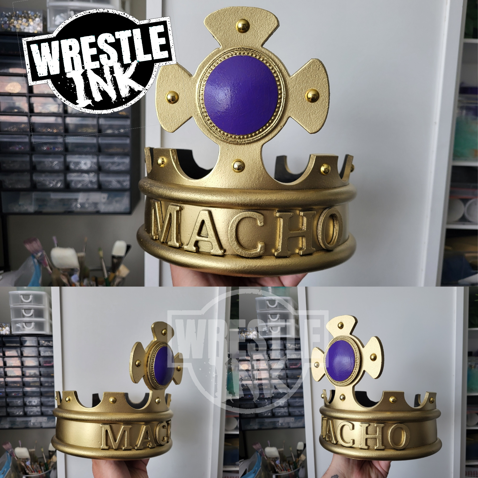 Foam Macho King Crown 