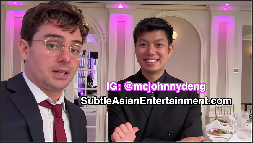 Had the pleasure of working with @xiaomanyc to surprise my couple @itsmichelleanyan 's and @soe43 's families with a wedding ceremony done in 5 languages!

Xiaoma took the officiant role very seriously and worked with me to refine his script over and