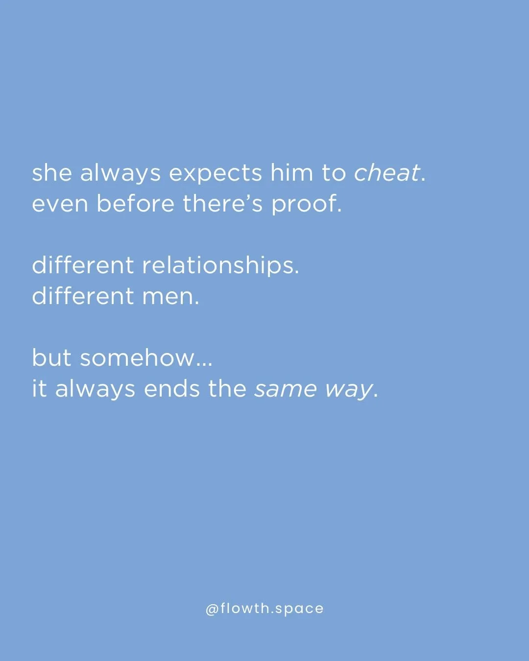What we often call &ldquo;bad luck in relationships&rdquo;
isn&rsquo;t random.

Our early experiences shape what feels familiar,
what we expect, and what our unconscious mind prepares for.

When those patterns stay unconscious,
they quietly repeat &m