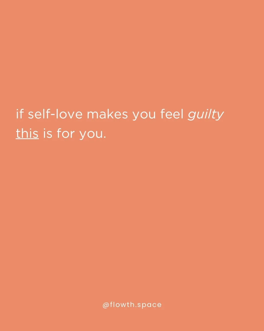 I work with a lot of women who tend to overgive.

And over time, I&rsquo;ve realised the issue isn&rsquo;t that they don&rsquo;t know how to practise self-love.

It&rsquo;s that somewhere along the way, self-love got linked to guilt to being selfish,
