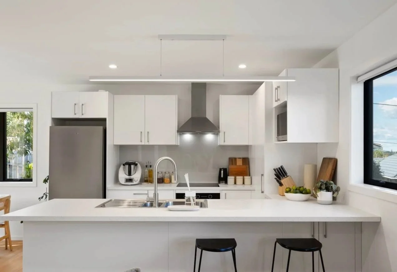 Kitchen renovation for a family home in Massey, Auckland by Greyson Builders