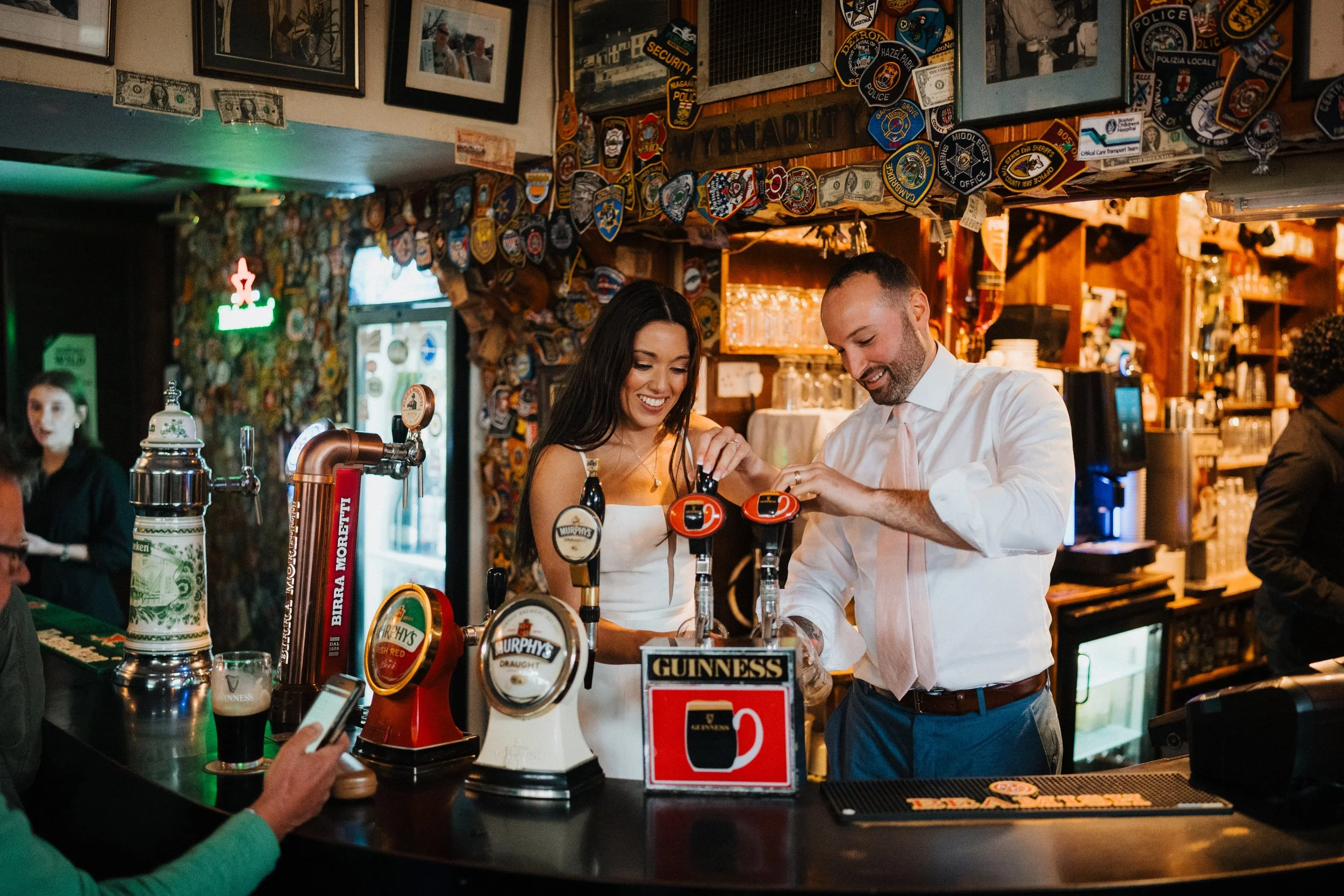 Mobile bartenders serving craft cocktails at a private event in Atlanta, Georgia.