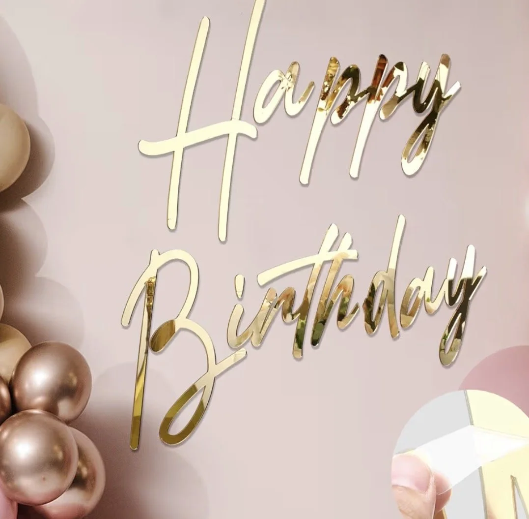 Happy Birthday Sign