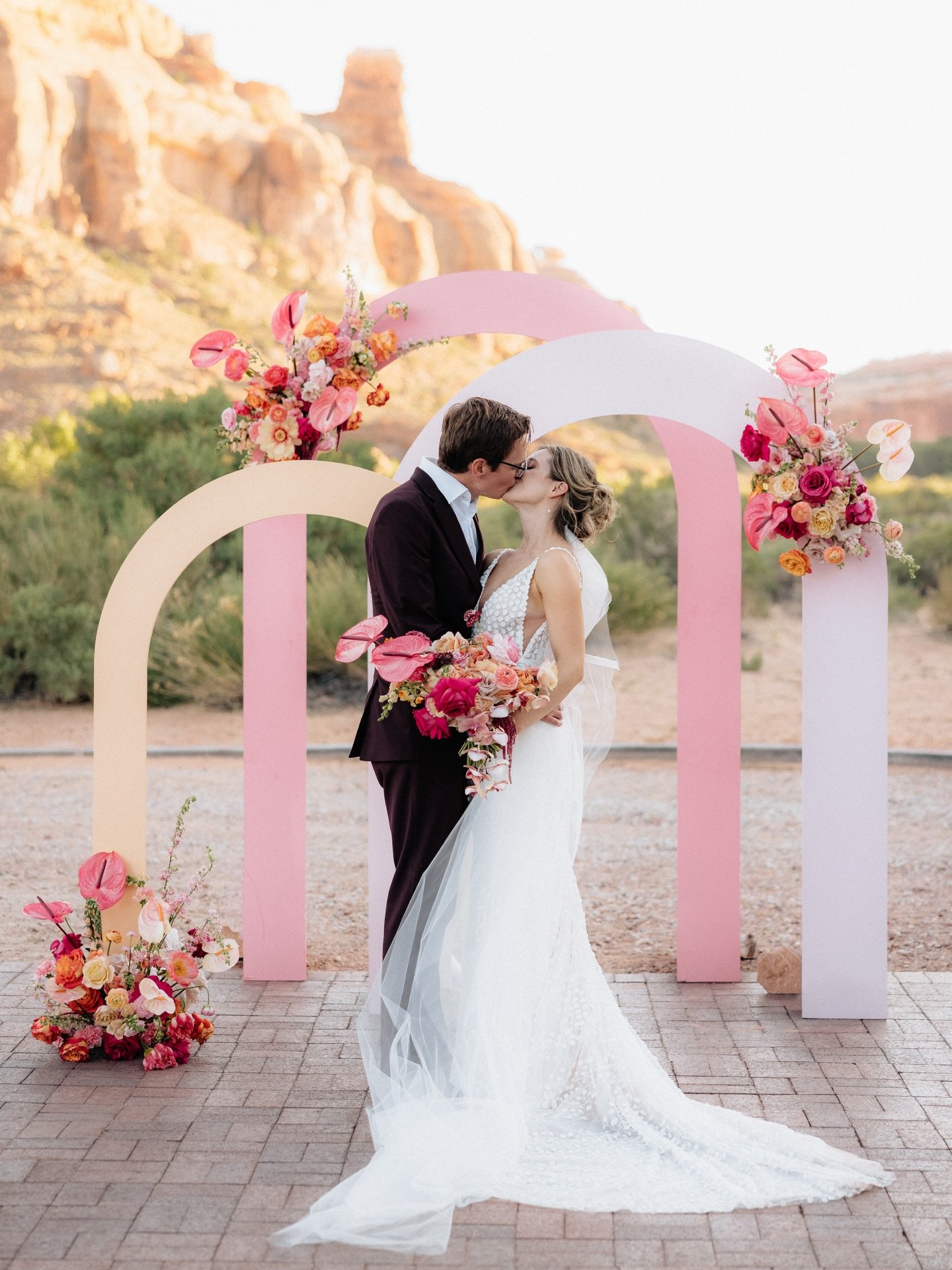 Who says desert weddings have to be neutral?

For this vibrant Moab celebration, our large-format signage brought a splash of color to the red rock backdrop and set the tone for a weekend full of joy, laughter, and a little desert magic.

Signage: @s
