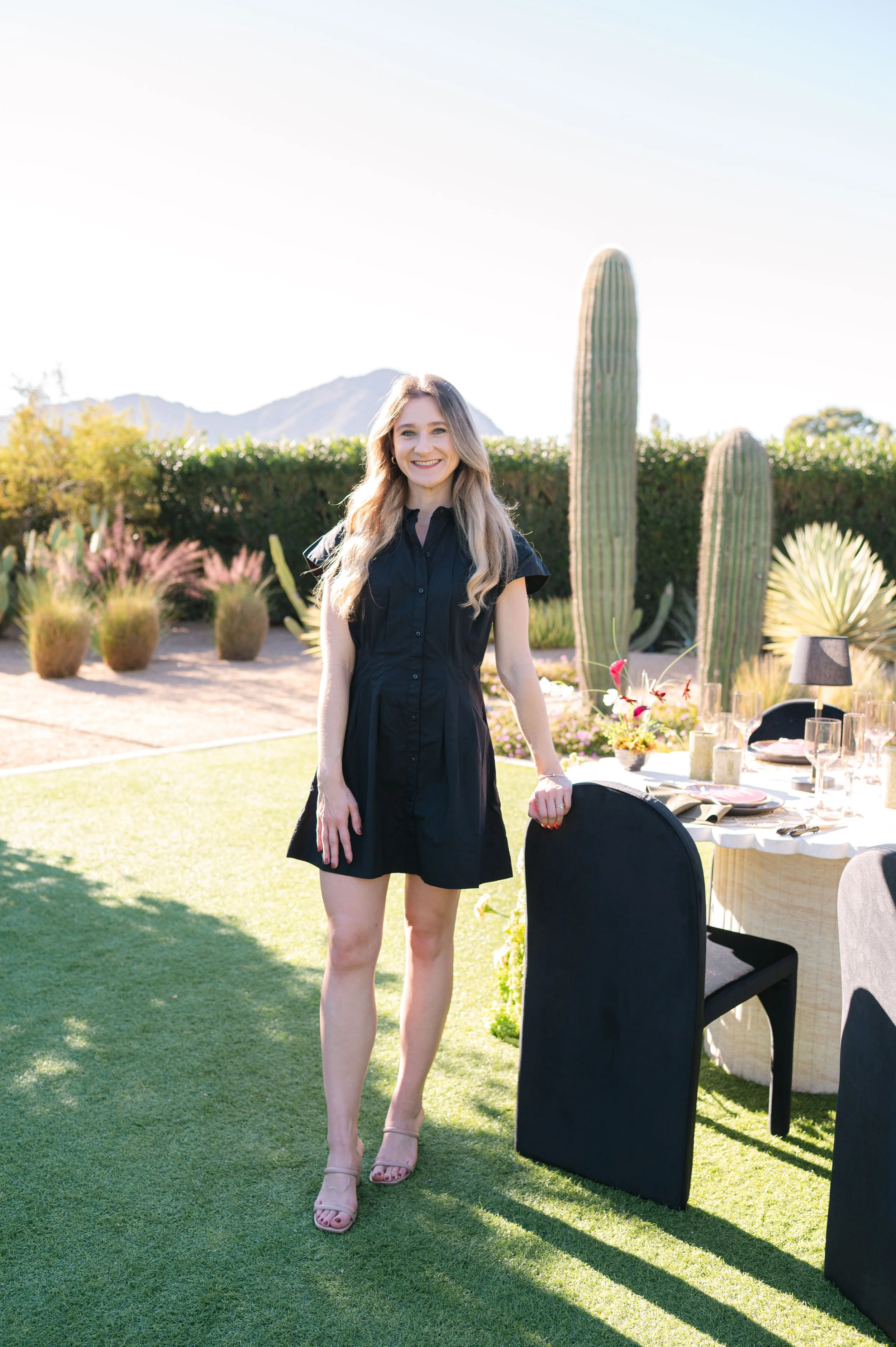 Stetson Studios Lindsey Lingenfelter founder graphic designer about me Andaz Resort Scottsdale, Arizona wedding stationery signage