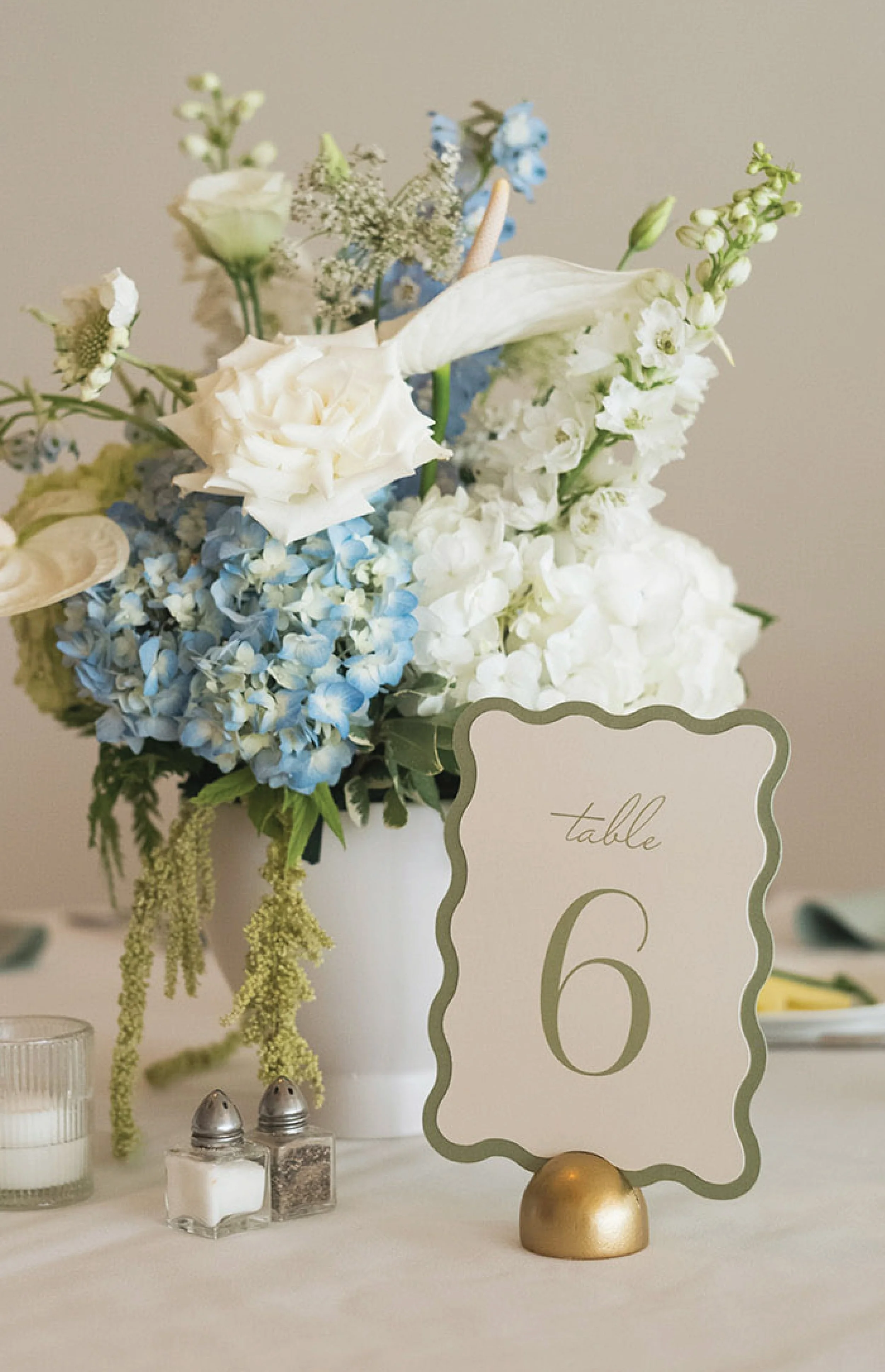 Stetson Studios custom wedding signage day-of paper goods table numbers Boston, Massachusetts wedding