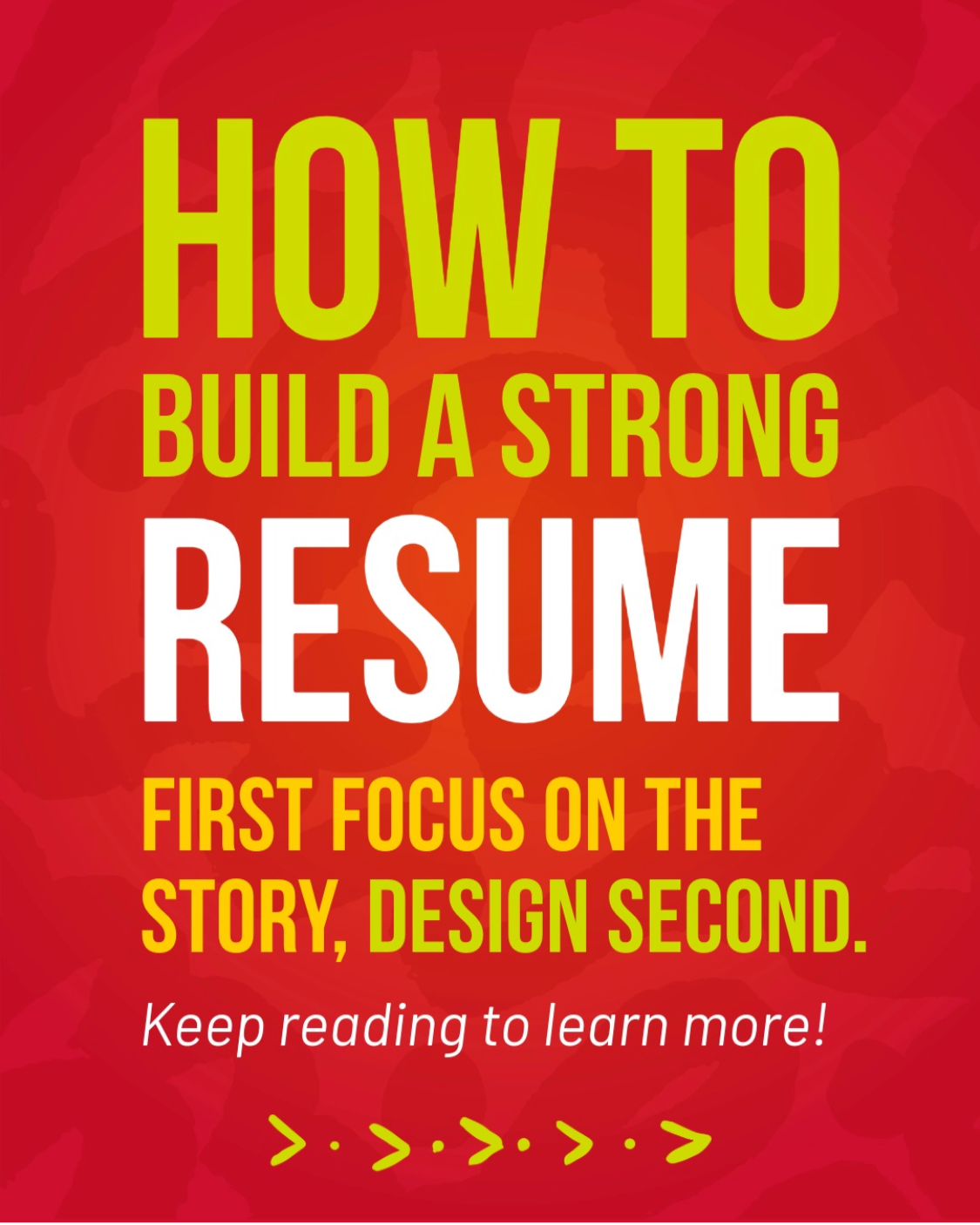 Informational Posts: Resume Tips