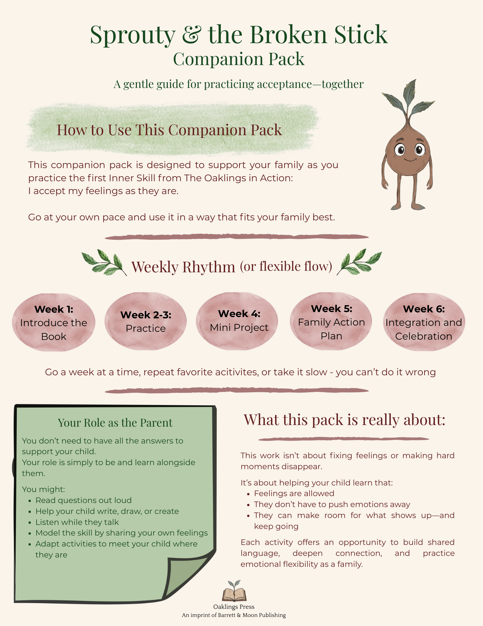 Sprouty & the Broken Stick Companion Pack