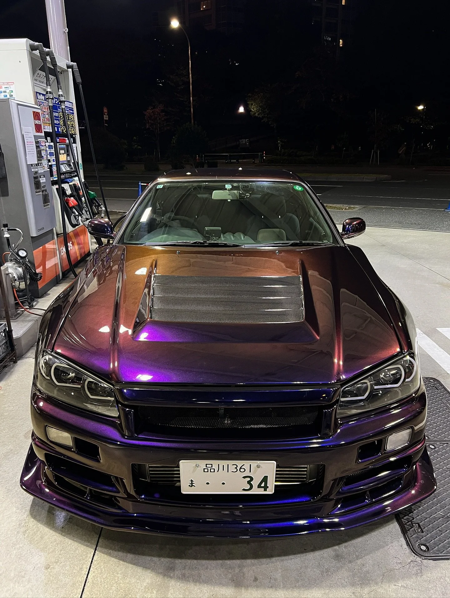Jet fuel. ⛽️✈️

#dayinthelife #jdm #r34 #r34gtr #skyline #midnightpurple
#midnightpurple3 #tokyo #tokyolife #carphotography #automotivephotography #carsofinstagram #jdmlife #gtr
