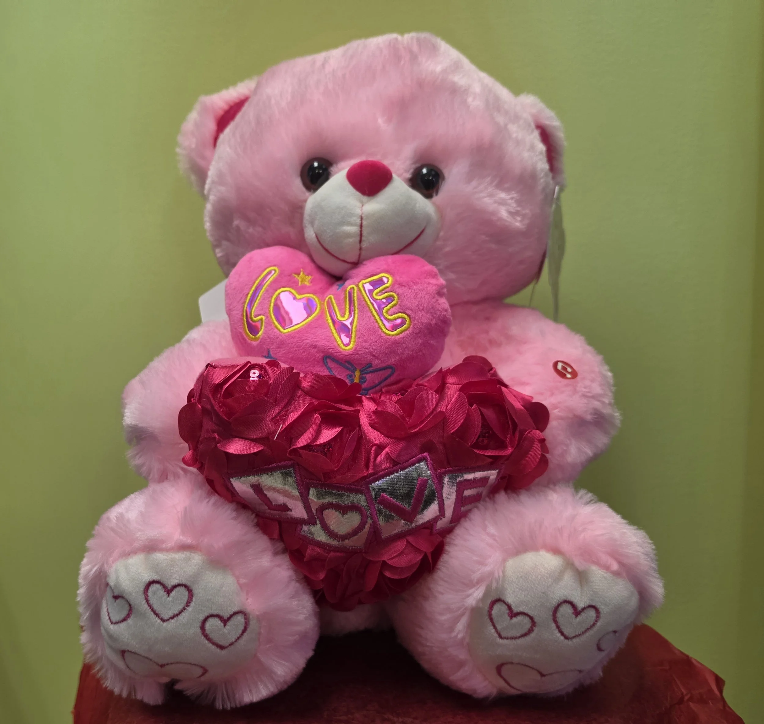 Pink Love Bear