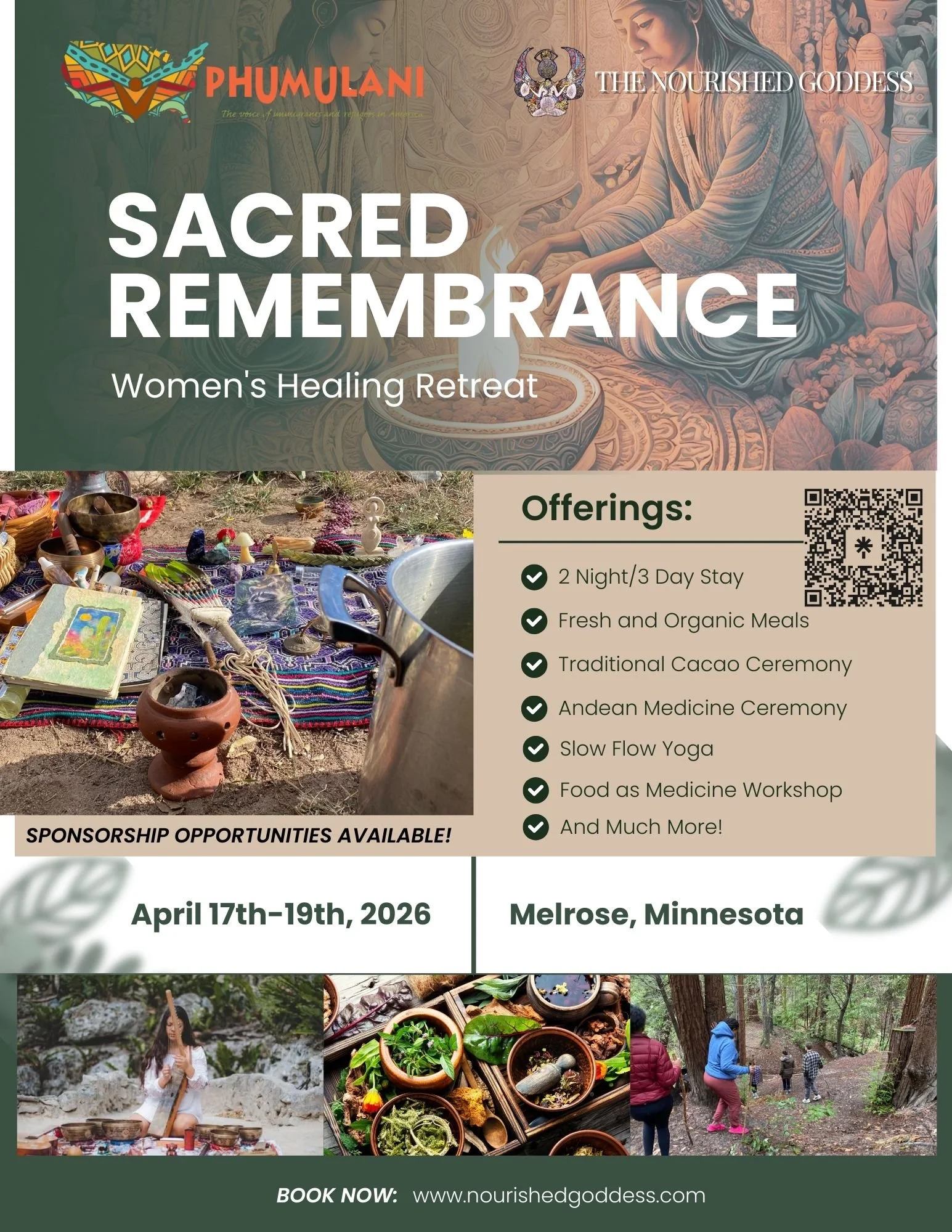 Women's Retreat April 17th-19th, 2026 $750