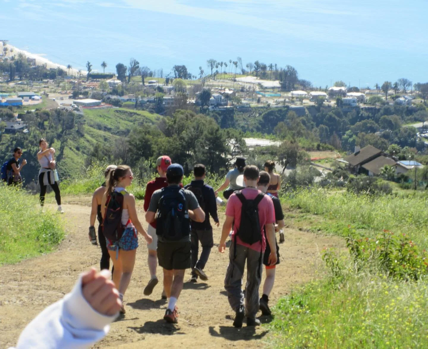 Touch Grass takes on Los Leones trail today
📍 Topanga State Park

Offline, together. 🌿

#socaltrail #hike #lahikes