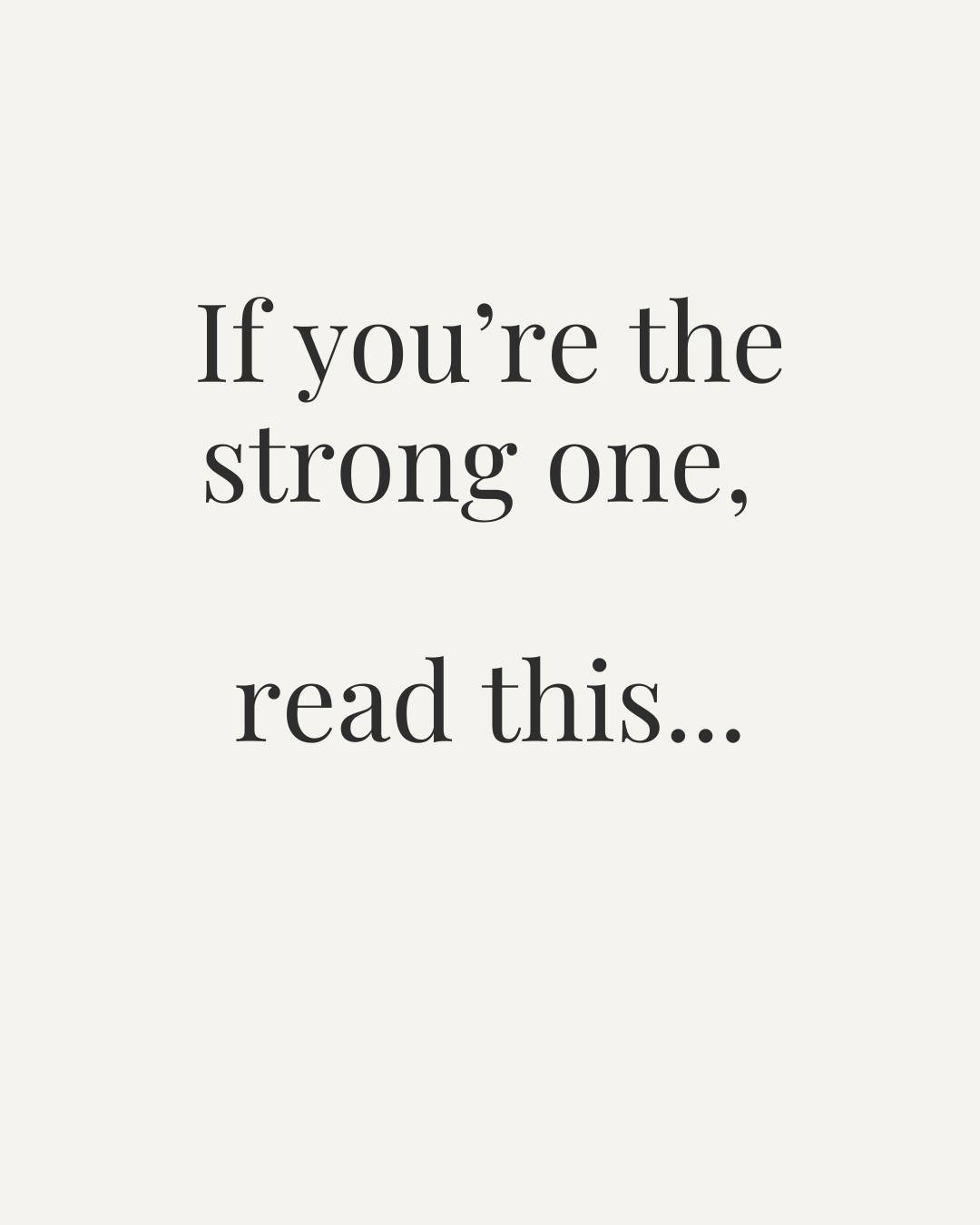 Being capable doesn&rsquo;t mean you have to carry everything.

Sometimes clarity begins when you notice what else is in the room with you.

Save this.