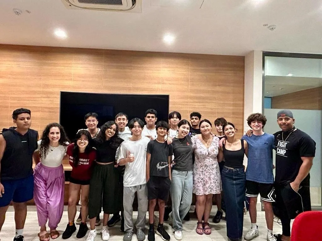 Tyger Teens students and mentors together in Singapore