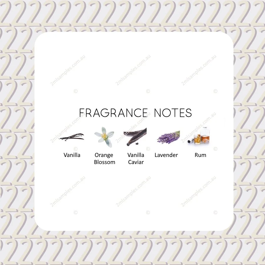 Graphic showing fragrance notes for Yves Saint Laurent Libre Vanilla Couture
