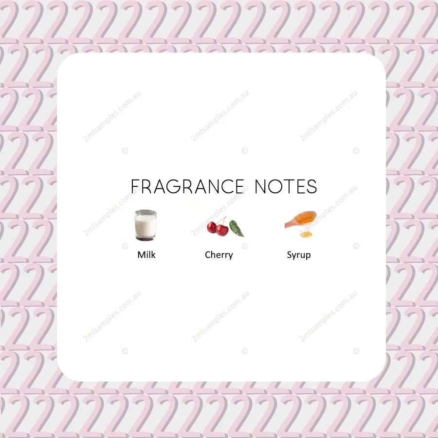 Graphic showing fragrance notes for Cerchi Nell’Acqua Red Crown