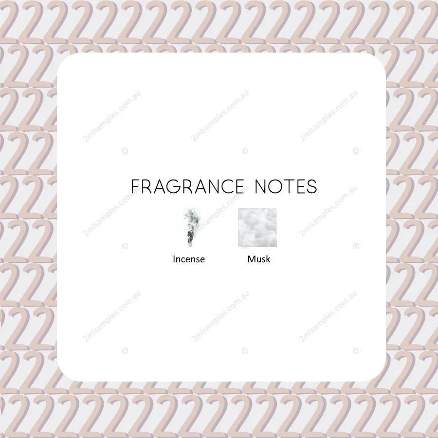 Graphic showing fragrance notes for Serge Lutens L'Orpheline