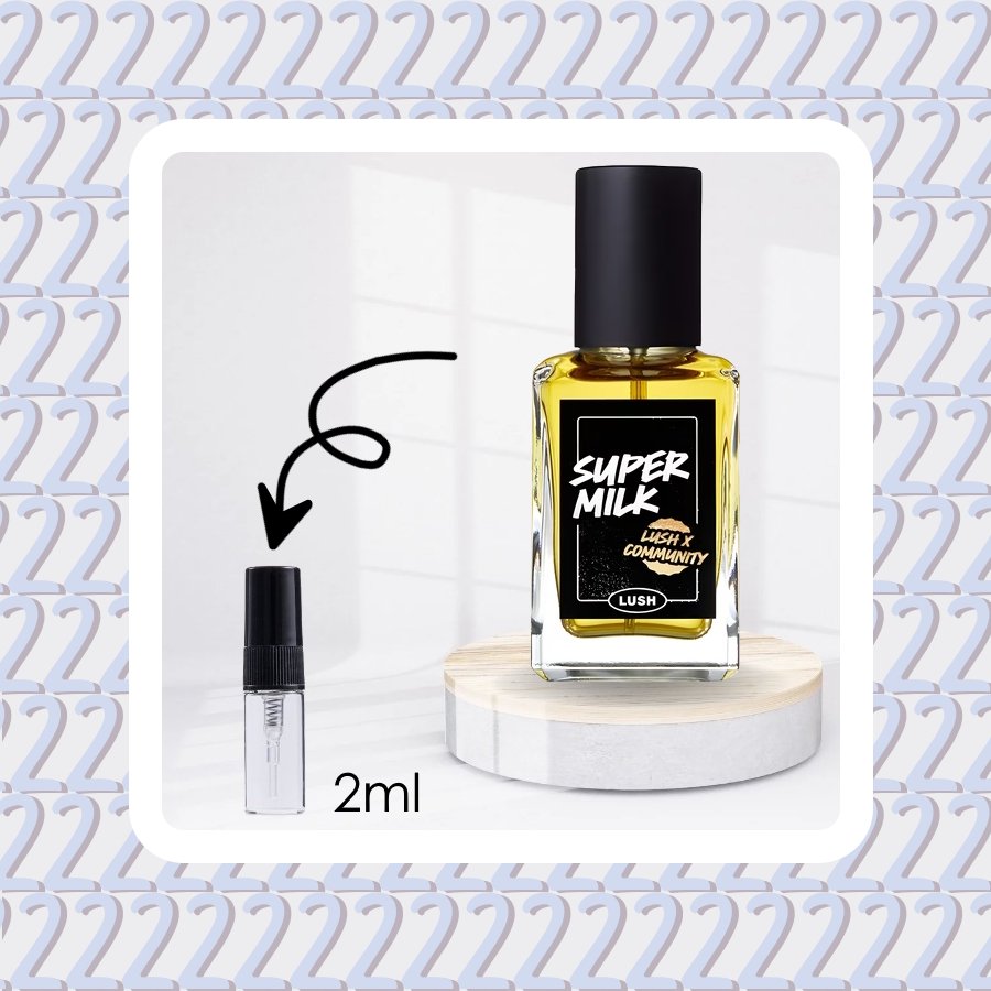 2ml perfume sample of Lush Super Milk
