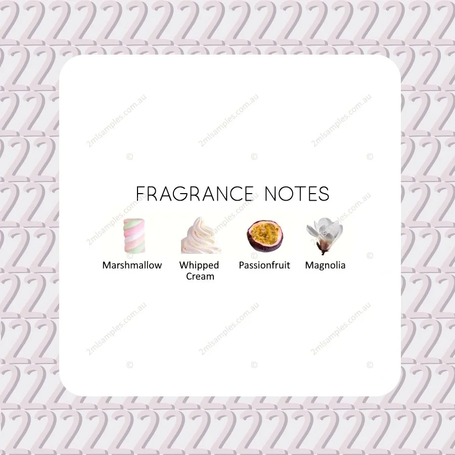 Graphic showing fragrance notes for Perdrisât Coquette