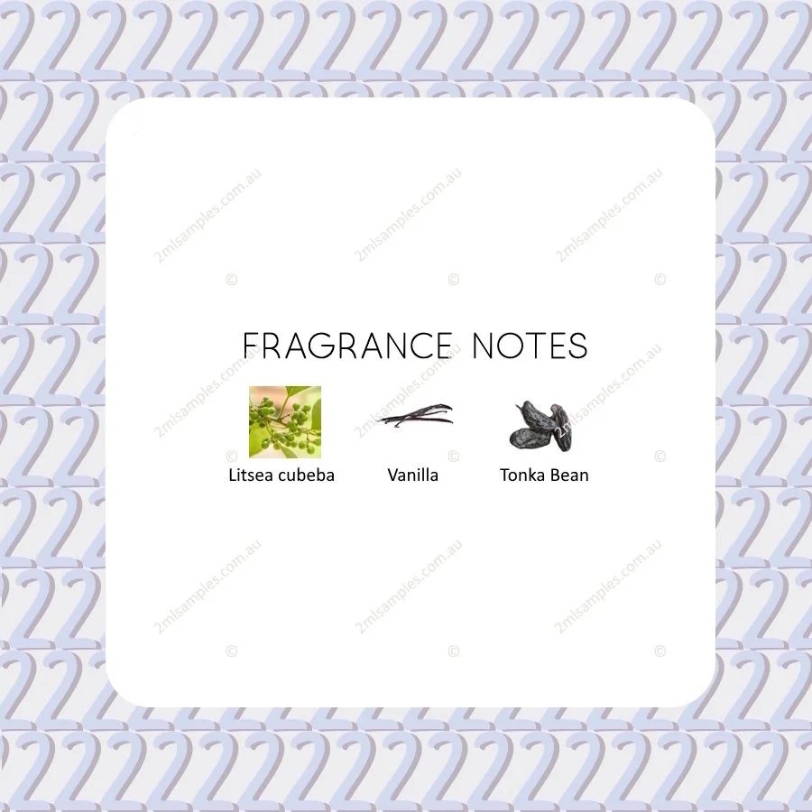 Graphic showing fragrance notes for Lush Super Milk