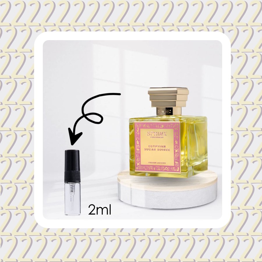 2ml perfume sample of Sphinx Egyptian Sugar Soiree