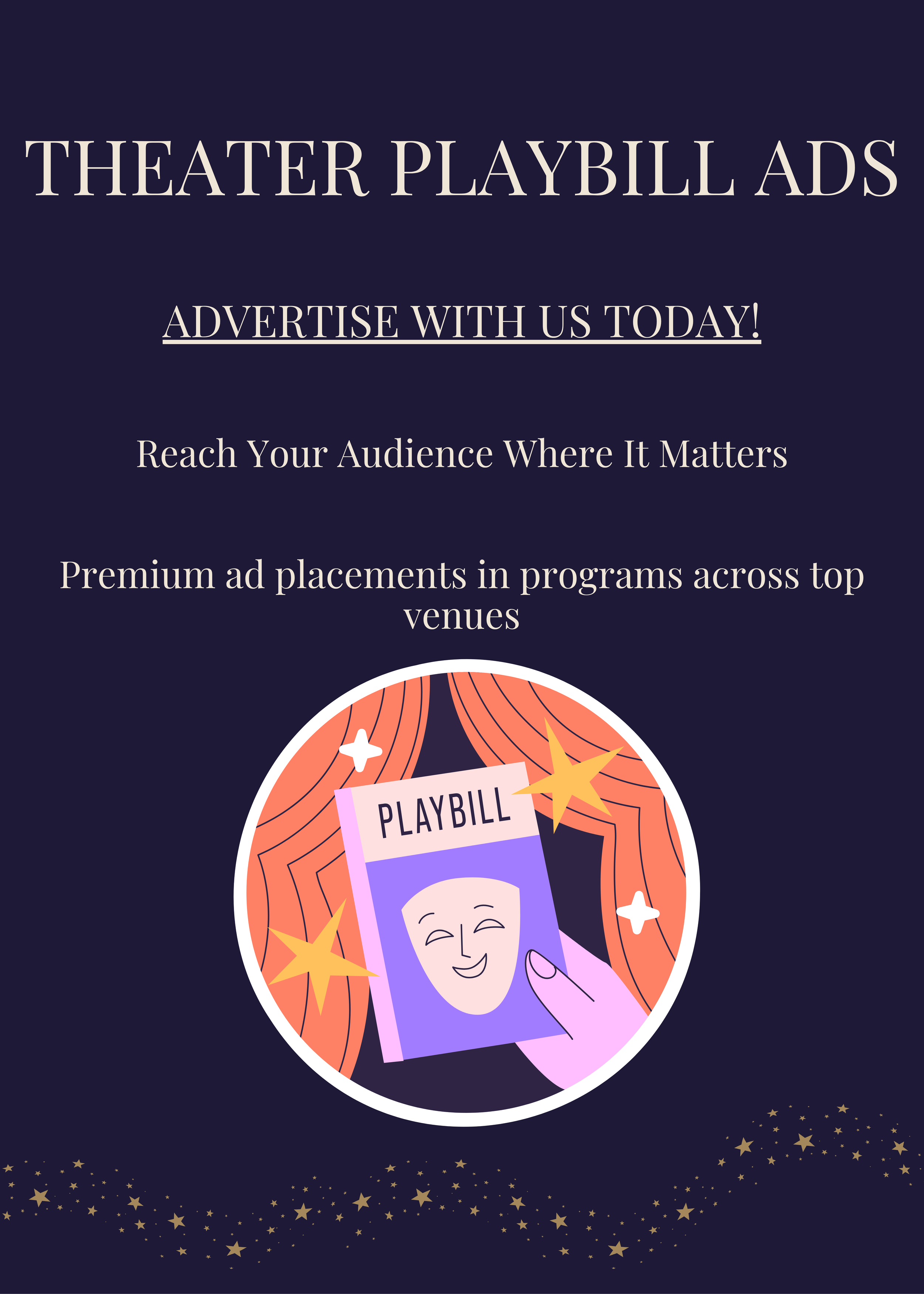 Program Ad Space - 1/4 Page