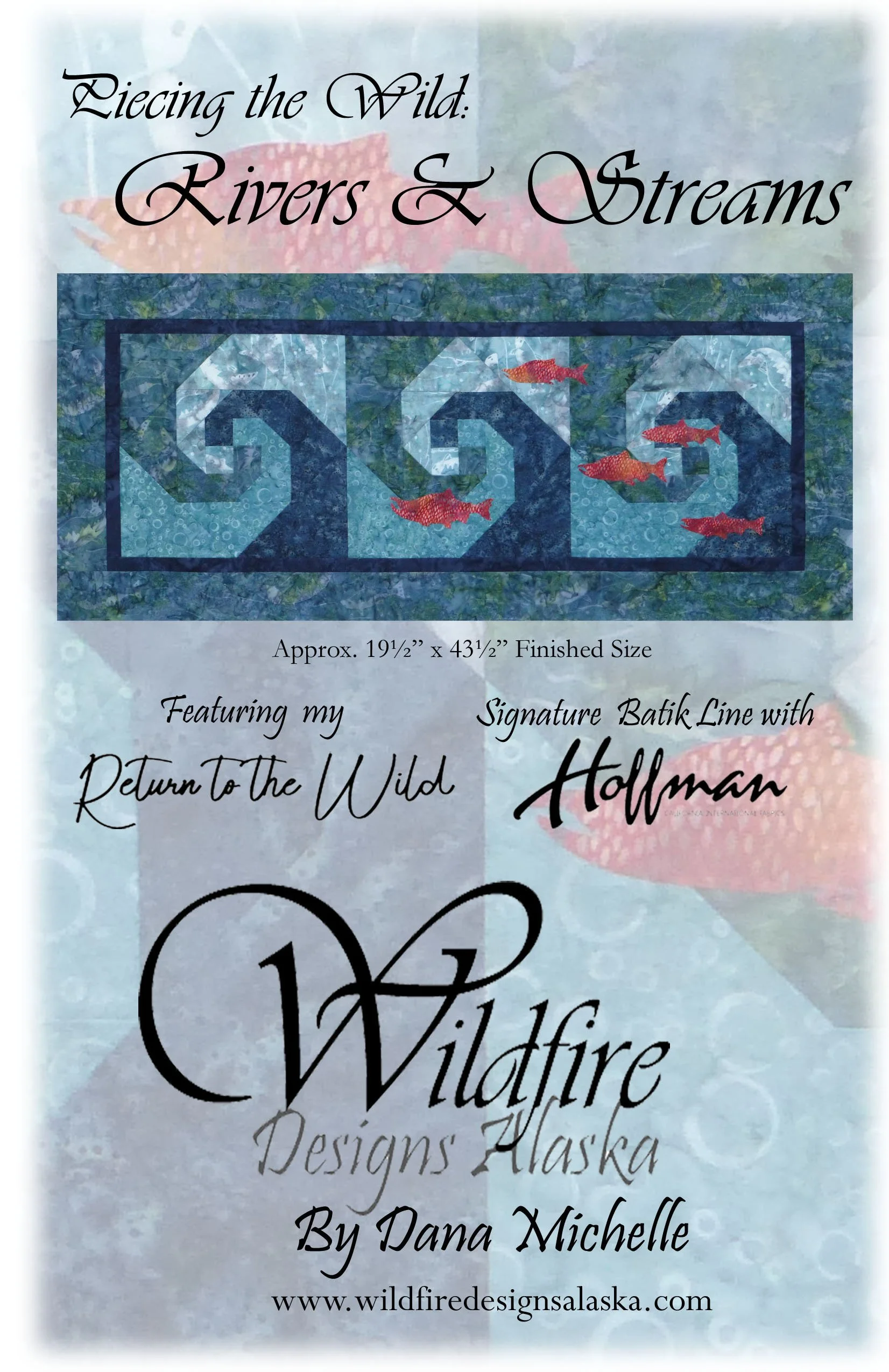 Piece the Wild: Rivers & Streams Pattern with Shapes